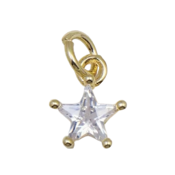 Diamond Star bead close-up for custom gemstone bracelet design