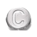 Round steel_C bead close-up for custom gemstone bracelet design