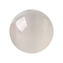 White Agate bead close-up for custom gemstone bracelet design