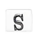 Titanium Steel_S Beads gemstone bead for custom bracelets