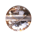 Gold Leaf Flower gemstone bead for custom bracelets