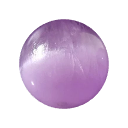 Purple Chalcedony bead close-up for custom gemstone bracelet design