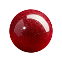 Purple and gold Cinnabar bead close-up for custom gemstone bracelet design