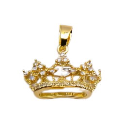Crown2 gemstone bead for custom bracelets