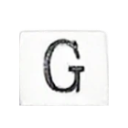 Titanium steel_G bead close-up for custom gemstone bracelet design