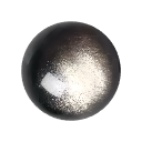 Silver Obsidian bead close-up for custom gemstone bracelet design