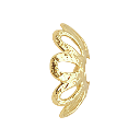 Golden Gasket #5 bead close-up for custom gemstone bracelet design