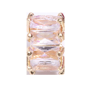 Zircon Spacer bead close-up for custom gemstone bracelet design
