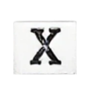 Titanium steel_X bead close-up for custom gemstone bracelet design